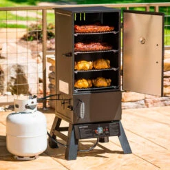 Ahumador Dual De Gas Y Carbón Masterbuilt -Fuego y Brasa Ahumador Dual de Gas y Carbon Masterbuilt 3