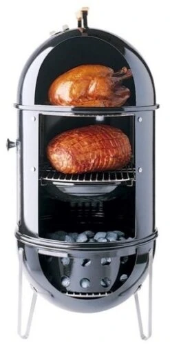 Weber Ahumador Smokey Mountain Cooker 37 Cm -Fuego y Brasa Ahumador Weber Smokey Mountain Cooker 37 cm 4