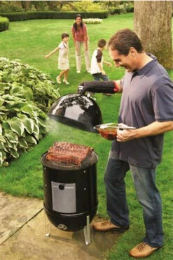 Weber Ahumador Smokey Mountain Cooker 37 Cm -Fuego y Brasa Ahumador Weber Smokey Mountain Cooker 37 cm 6