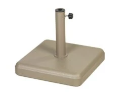 Base Parasol Cuadrada 45 X 45 Cm. Champagne