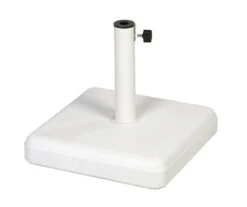 Base Parasol Cuadrada 45 X 45 Cm. Blanca