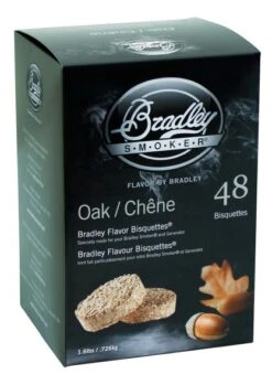 Bisquettes Bradley 48 Unidades Sabor Roble