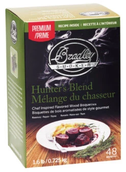Bradley Bisquettes Prémium 48 Unds. Hunters Blend