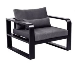 Butaca Con Cojines Fermo Charcoal