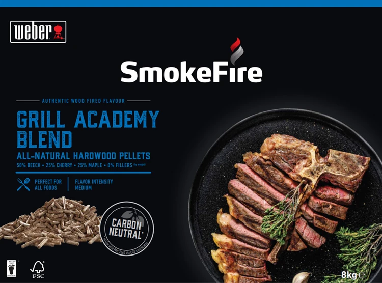 Caja De 8 Kg. Pellet Weber Grill Academy - Imagen 2