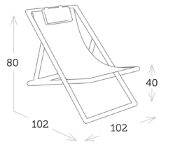 Hamaca Con Cojín Xanthus Caqui -Fuego y Brasa Hamaca con Cojin Xanthus Caqui 2
