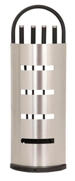 BARBECOOK Juego Chimenea Elaia Inox, 4 P.