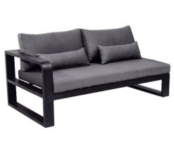 Meridienne Brazo Derecho Fermo Charcoal