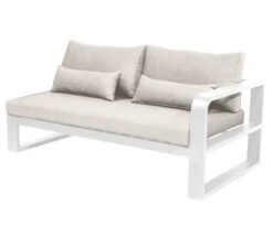 Meridienne Brazo Izquierdo Fermo Blanco