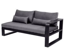 Meridienne Brazo Izquierdo Fermo Charcoal