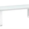 Mesa Extensible Cristal Verona Blanca -Fuego y Brasa Mesa Extensible Cristal Verona Blanca