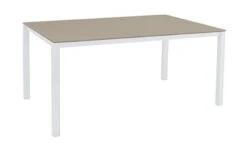 Mesa Rectangular Cristal Una Caqui