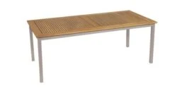 Mesa Rectangular Extensible Teca Essential Champagne