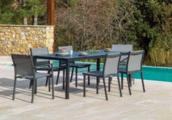 Mesa Rectangular Cristal Grande Una Charcoal 7 Mesa Rectangular Cristal Grande Una Charcoal -Fuego y Brasa Mesa Rectangular Grande Cristal Una Charcoal 1