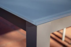 Mesa Rectangular Cristal Grande Una Charcoal 8 Mesa Rectangular Cristal Grande Una Charcoal -Fuego y Brasa Mesa Rectangular Grande Cristal Una Charcoal 2