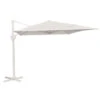Parasol Tristan Rectangular Aluminio Blanco -Fuego y Brasa Parasol Tristan Rectangular Aluminio Blanco