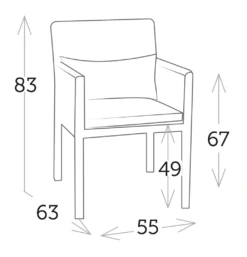 Sillón Con Cojines Lisbon Blanco -Fuego y Brasa Sillon con Cojines Lisbon Blanco 3