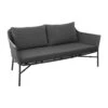 Sofá 2 Plazas Con Cojines Rio Charcoal -Fuego y Brasa Sofa 2 Plazas con Cojines Rio Charcoal