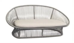 Sofá 2 Plazas Con Cojines Spade Caqui