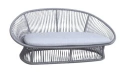 Sofá 2 Plazas Con Cojines Spade Gris