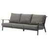 Sofá 3 Plazas Dandy Charcoal -Fuego y Brasa Sofa 3 Plazas Dandy Charcoal