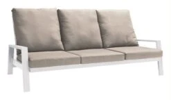 Sofá Reclinable 3 Plazas Adele Caqui