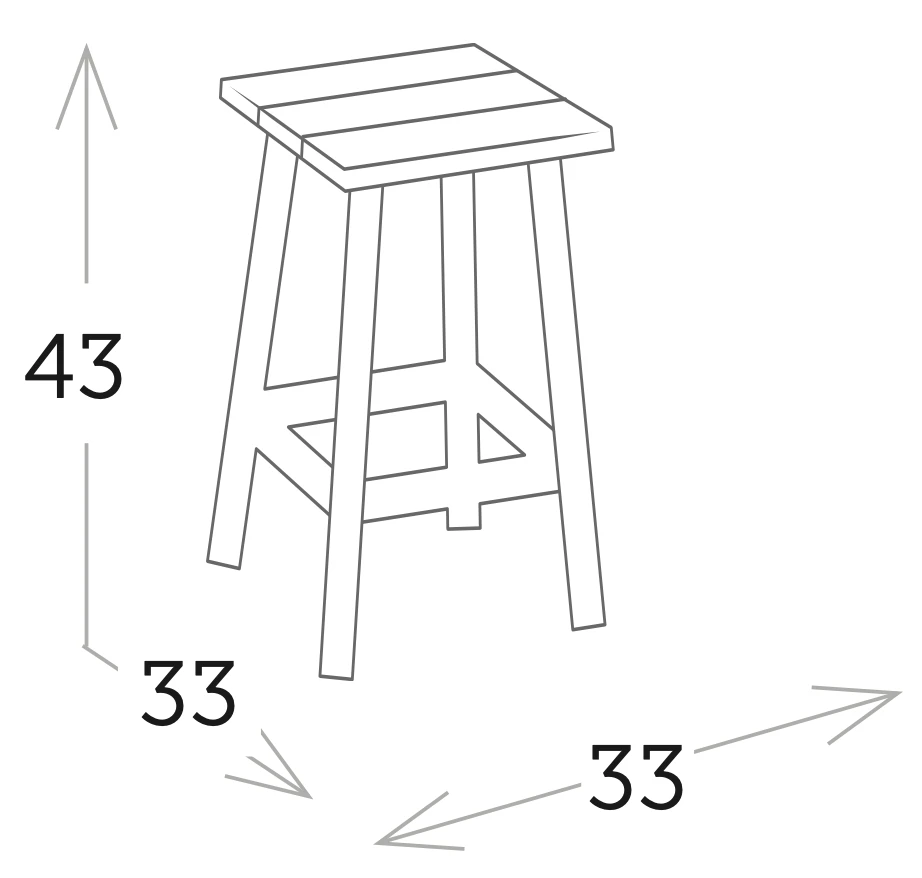 Taburete Aluminio Messina Champagne 4 Taburete Aluminio Messina Champagne - Imagen 2