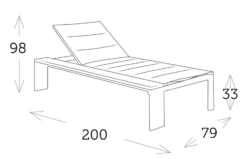 Tumbona Alp Lateral Teca Derecho Blanca -Fuego y Brasa Tumbona Alp Lateral Teca Derecho Blanca 3