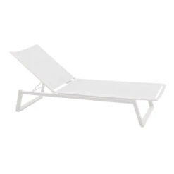 Tumbona Themis Con Ruedas Blanca