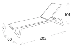 Tumbona Themis Con Ruedas Champagne 7 Tumbona Themis Con Ruedas Champagne -Fuego y Brasa Tumbona Themis con Ruedas Champagne 2