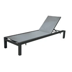 Tumbona Una Apilable Con Ruedas Charcoal